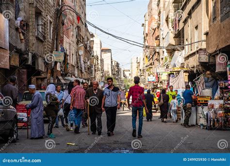 Damascus Syria May 2022 People On Street In City Traffic In