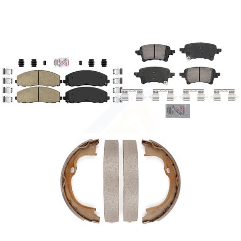 Transit Auto Front Rear Ceramic Disc Brake Pads Kit For Car Jeep