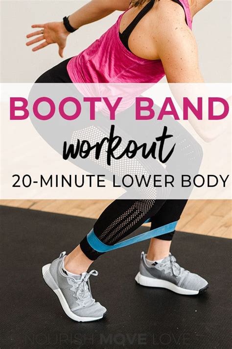 Booty Band Workout 8 Best Resistance Band Exercises Nourish Move Love