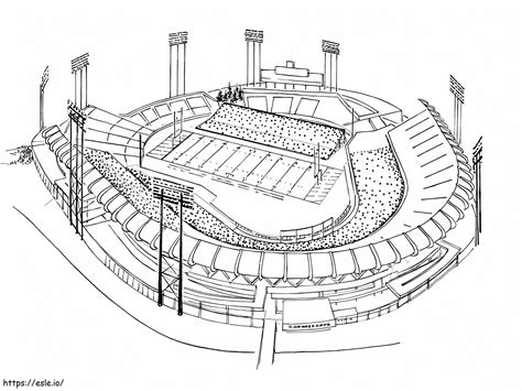 Stadion Ausmalbild - Ausmalbilder Stadion