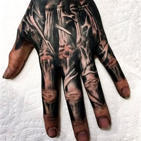 Skeleton Hand Tattoo Sharpie