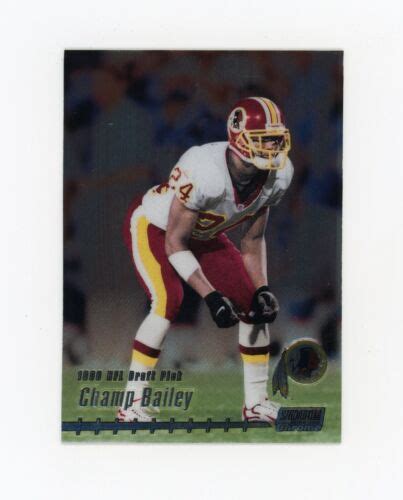 Champ Bailey Topps Stadium Club Chrome Rc Washington Redskins