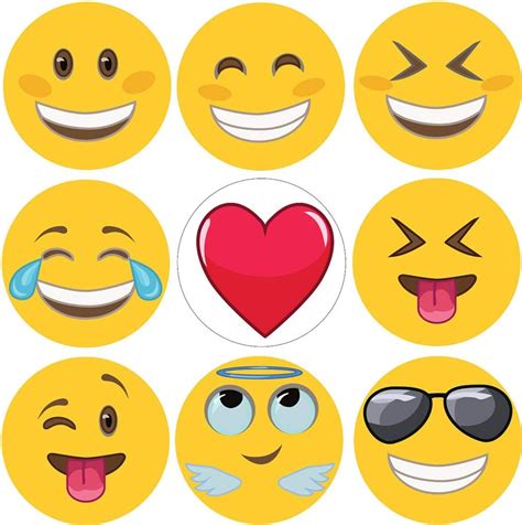 GlossTrick 1.4 Emoji Stickers - 200 in Roll - Fun India | Ubuy