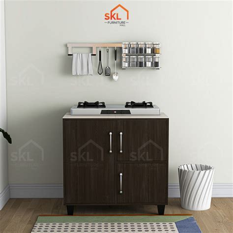 SKL 2 6ft Mosaic Gas Kitchen Cabinet Kabinet Dapur Gas Mozek Lazada