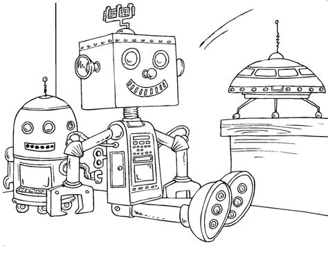 Coloriage Robot Imprimer Sur Coloriageenfant