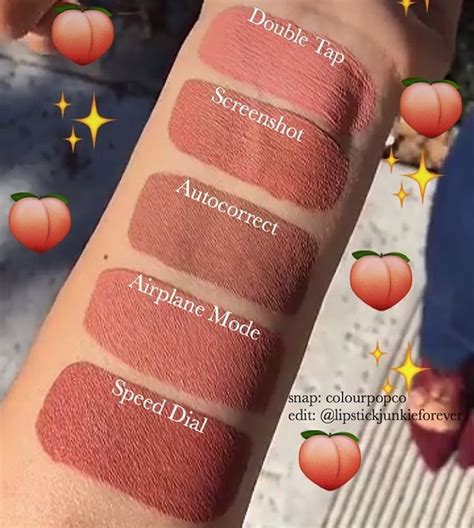 Colourpop Ultra Satin Screenshot Makeup Swatches Lip Swatches