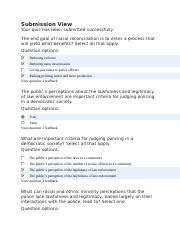 Cj Module Seven Quiz A Docx Submission View Your Quiz Has Been