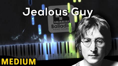 Jealous Guy John Lennon Medium Piano Tutorial Youtube