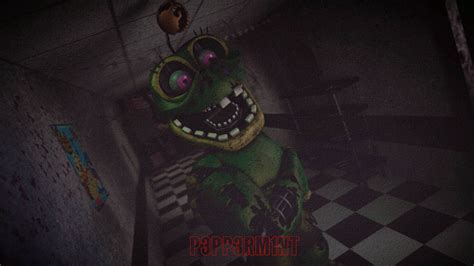 [fnaf Sfm] Withered Happy Frog By Elihopps On Deviantart