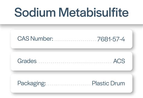 Sodium Metabisulfite Acs Grade Cas Allanchem Allan