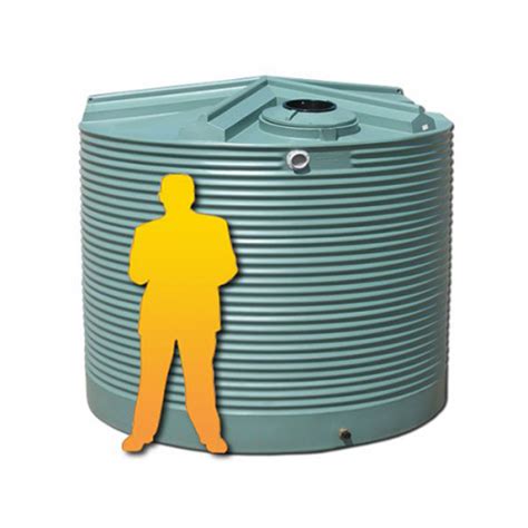 9000ltr Premium Corrugated Round Poly Water Tanks Perth •