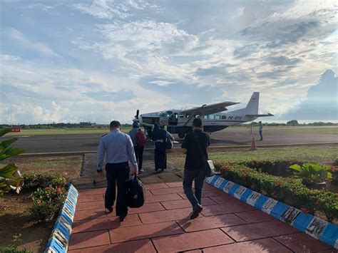 Jelang Nataru Rute Angkutan Udara Perintis Penumpang Di Bandara