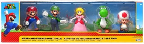 World Of Nintendo Super Mario Mario Friends Multi Pack Mario Luigi Princess Peach Yoshi Toad