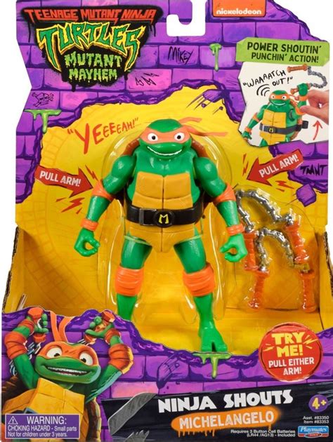 Wojownicze Żółwie Ninja Michelangelo figurka 14cm