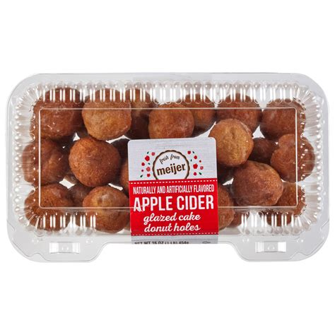 Meijer Cake Donut Hole, Apple Cider Glazed, 16 oz 16 oz | Shipt