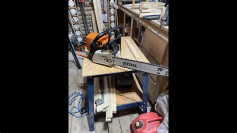 Stihl Chainsaw Not Oiling Bar And Chain Youtube