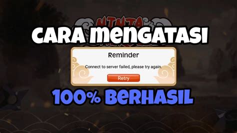 Cara Mengatasi Tidak Bisa Login Ninja Heroes New Era Connect To Server