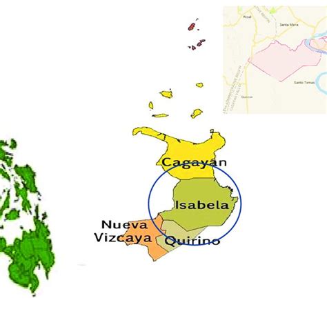 Map of Cabagan Isabela showing the location of ISU Cabagan. | Download ...