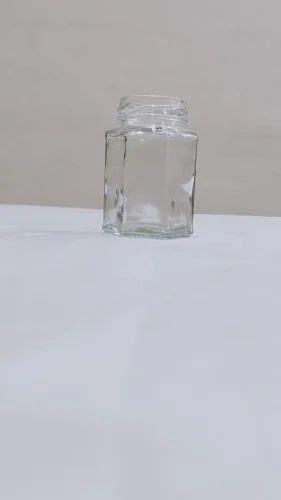 100 Ml Hexagon Glass Jar At Rs 10 Piece Firozabad ID 26665661530