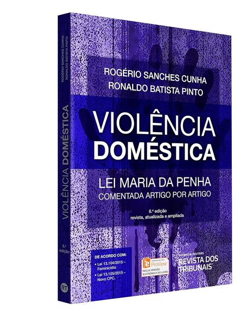 Violência Domestica Lei Maria da Penha Comentada Artigo por Artigo