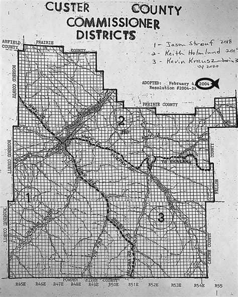 Commissioner Districts Map – Custer County Politics