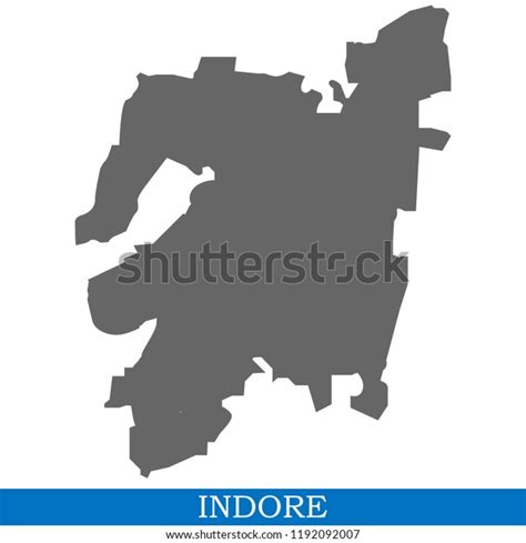 High Quality Map Indore City India Stock Vector (Royalty Free ...