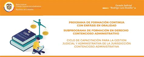 PROGRAMACIÓN CICLO DE CAPACITACION PARA LA GESTIÓN JUDICIAL Y