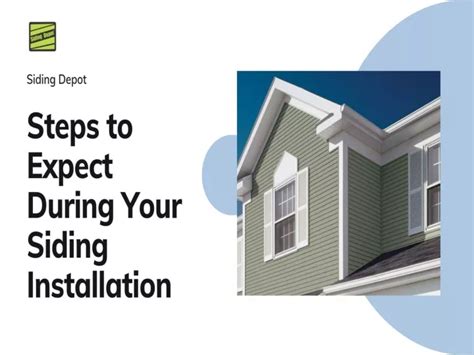 Ppt Steps To Expect During Your Siding Installation Powerpoint Presentation Id11864649