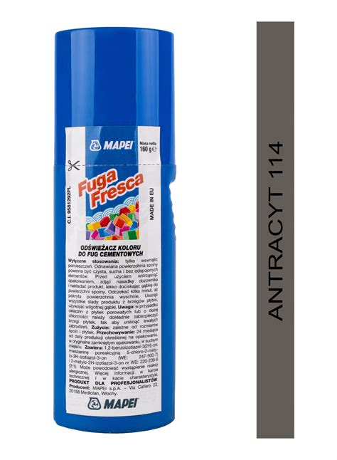 MAPEI FUGA FRESCA RENOWATOR DO FUG 114 Antracyt Fuga Fresca 114