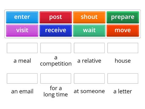 Basic Collocations Match Up