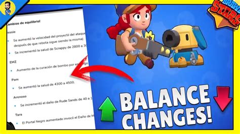 🔥cambios De Balance🔥 Buffs Y Nerfs En Brawl Stars Youtube