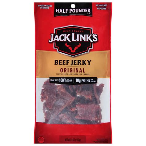 Save On Jack Link S Meat Snacks Beef Jerky Original Half Pounder Order