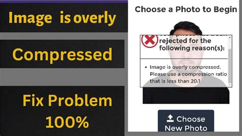 how to fix image is overly compressed ratio 20:1 | EDV 2024 photo tool 100% Working - YouTube