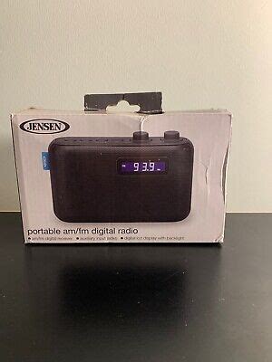 Jensen Sr Portable Am Fm Digital Radio C Ebay