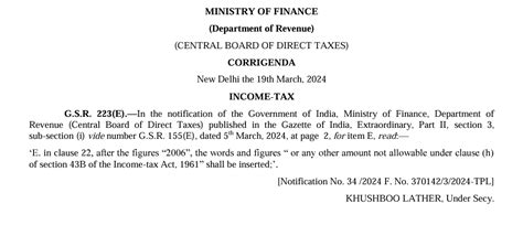 Changes Made In Tax Audit Report Form Cd