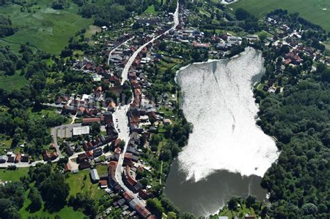 Sch Nberg Aus Der Vogelperspektive Ortskern Am Uferbereich Des