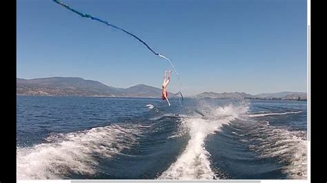 Naked Waterski Flip Youtube