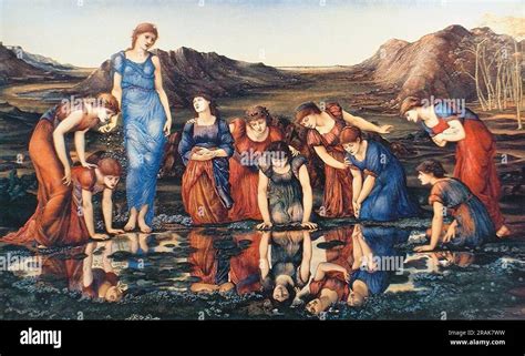 The Mirror Of Venus 1875 By Edward Burne Jones Stock Photo Alamy