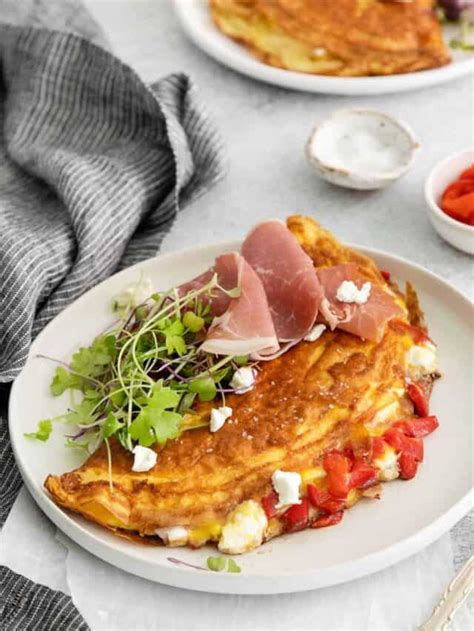 Goat Cheese Omelette Cheese Knees 🧀