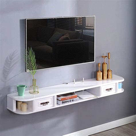 Wall Mount Tv Component Shelf