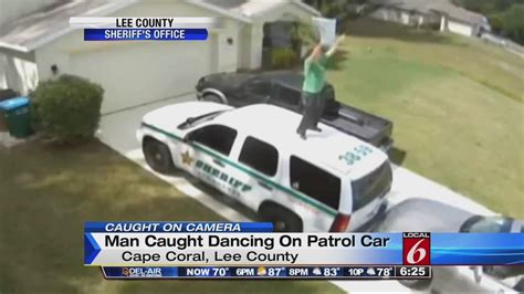 Florida Man Caught On Video Dancing Atop Deputys Cruiser