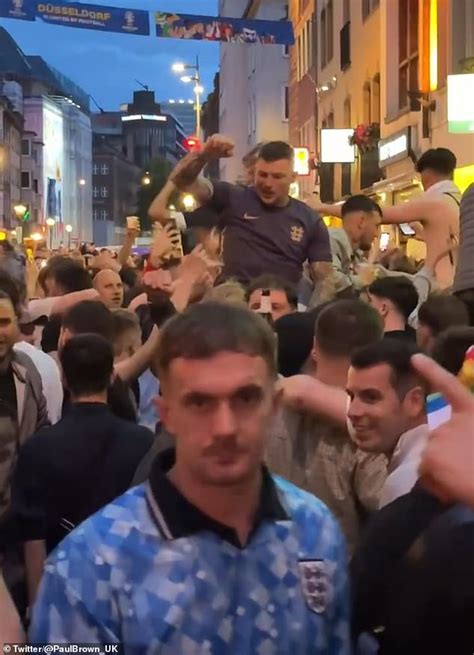 New Video Shows England Fan Leading Chorus Of 10 German Bombers In