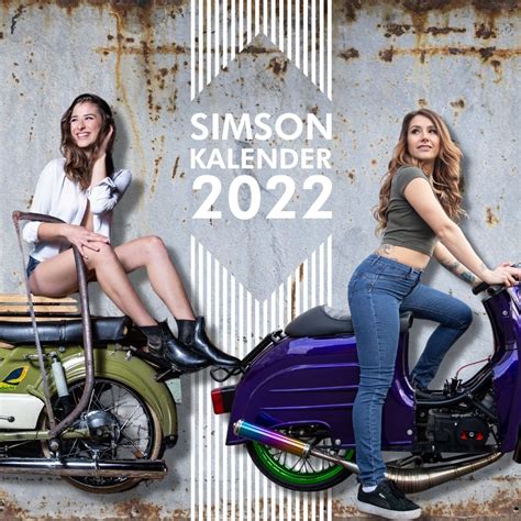 SIMSON Kalender 2022 Mit Vielen Hinguckern Limitierte Auflage MZA