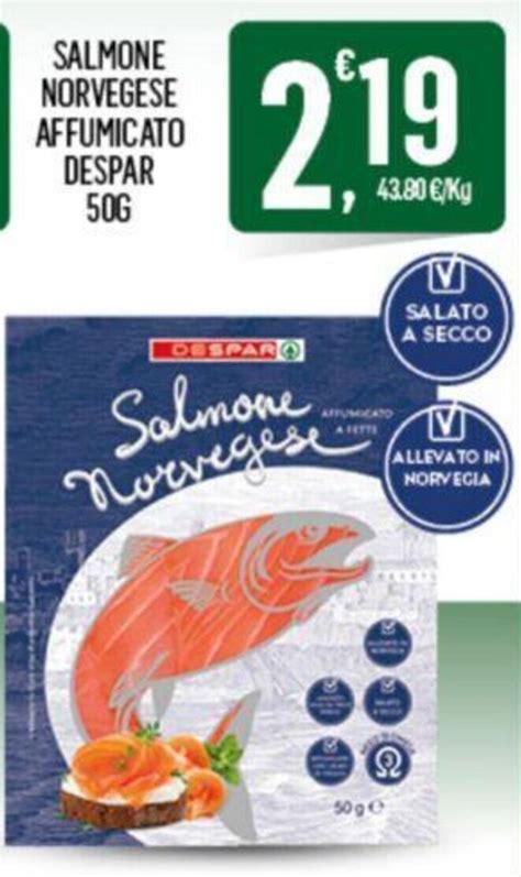 Despar Salmone Norvegese Affumicato G Offerta Di Despar