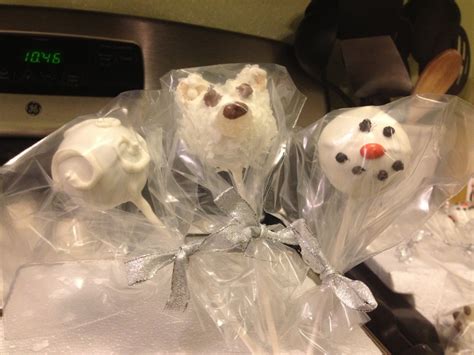Winter Cake Pops Winter Cake Cake Pops Crafts