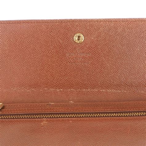 Vintage Louis Vuitton Tri Fold Pochette Passport M60135 Lv Monogram Wallet Nina Furfur Vintage