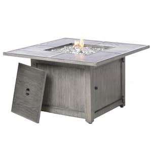 Alfresco Kinsale 36 In X 25 In Round Aluminum Propane Gas Fire Pit