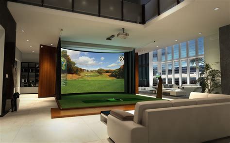 Indoor golf practice simulator rooms london ontario
