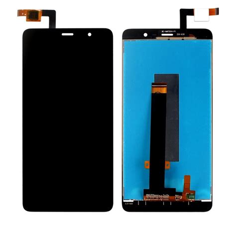 LCD With Touch Screen For Xiaomi Redmi Note 3 16GB Black By Maxbhi