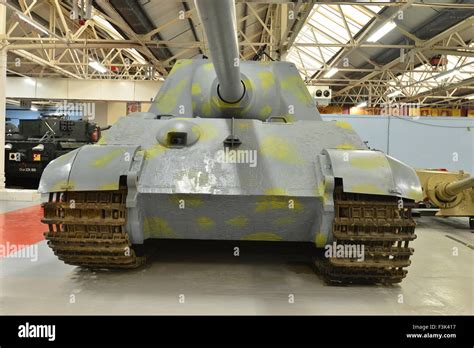 A Jagdtiger Tank At The Bovington Tank Museum In Bovington Stock Photo